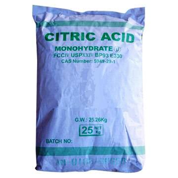 Àcid Cítric 25 Kg (Monohydrate)