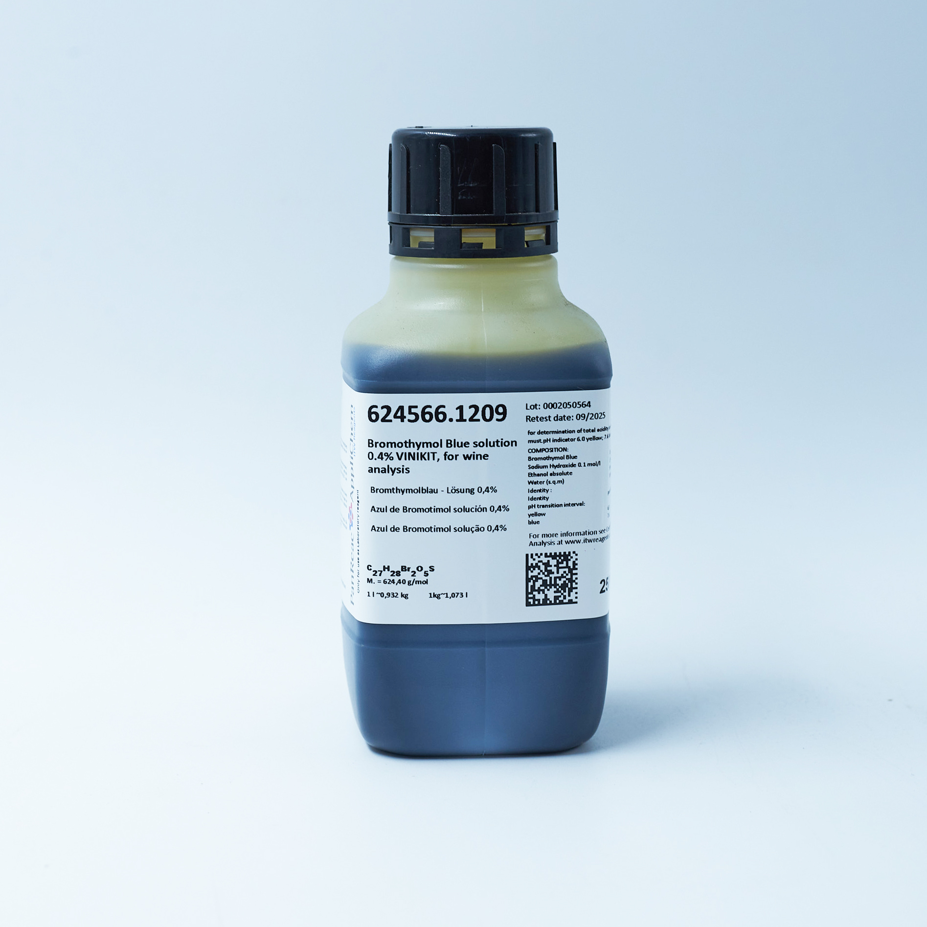 Blau Bromotimol 0,4% 250 Ml.PANREAC